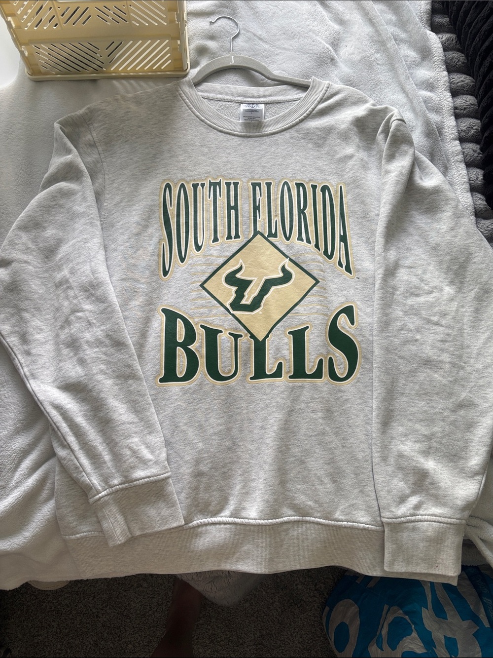 South Florida Bulls Gray Crewneck Sweatshirt